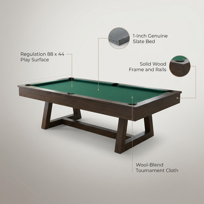 The Aiden 8’ Pool Table
